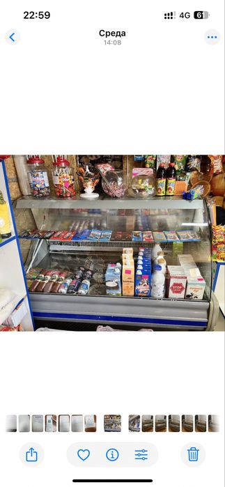 Продам витринный холодильник бу