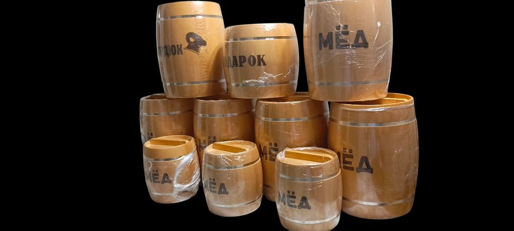 Бочка для мёд  деревянный посуды