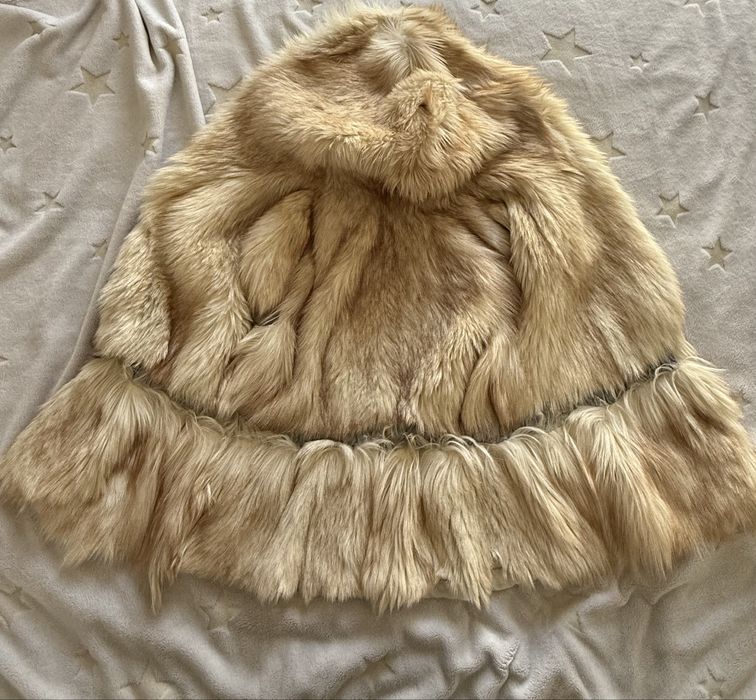 Меховая шуба безрукавка, короткая меховая шубка