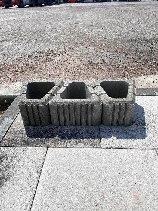 Кашпа Triflor Semmelrock, цвят сив и кафяв