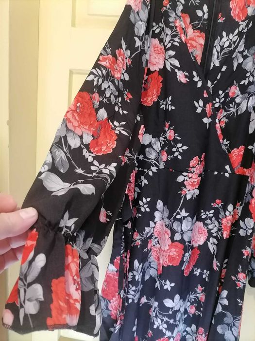 Дамска дълга официална рокля от полиестер