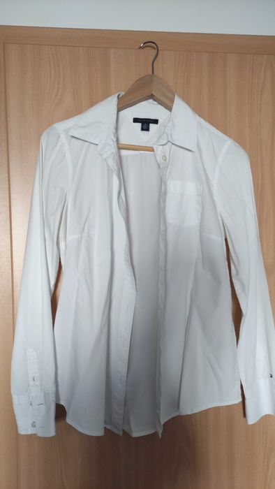 Camasa Zara office -alba sau albastru inchis- spre negru