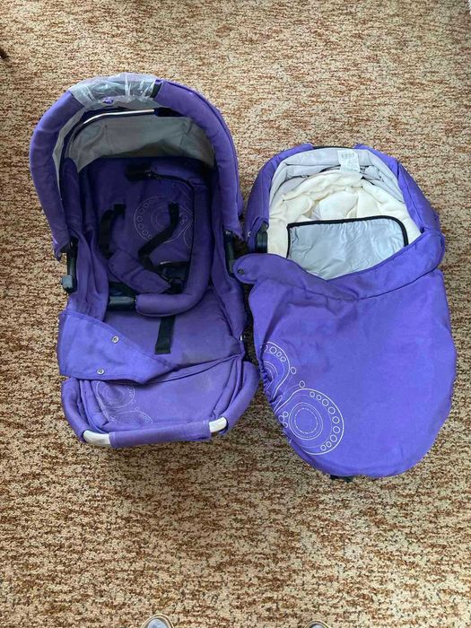 Комбинирана бебешка / детска количка Bertoni Plasma violet Butterfly