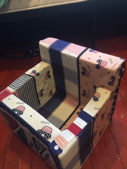 Детская сидушка из поролона