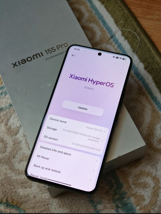 Xiaomi 15s pro 16/512gb обмен/продажа