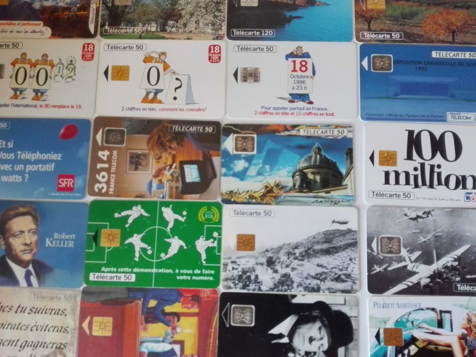 Фонокарти Франция и пощенски картички СССР.