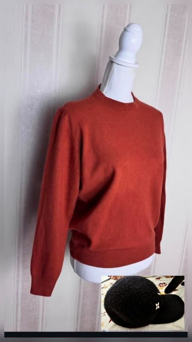 Pulover din matase casmir si pana