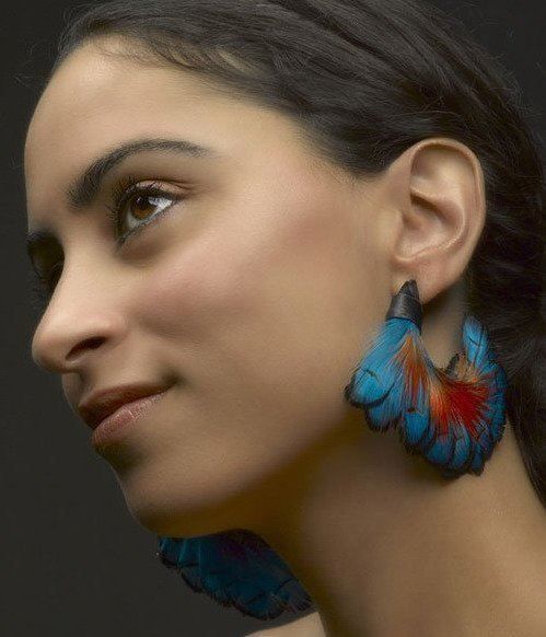 Серьги экзотические