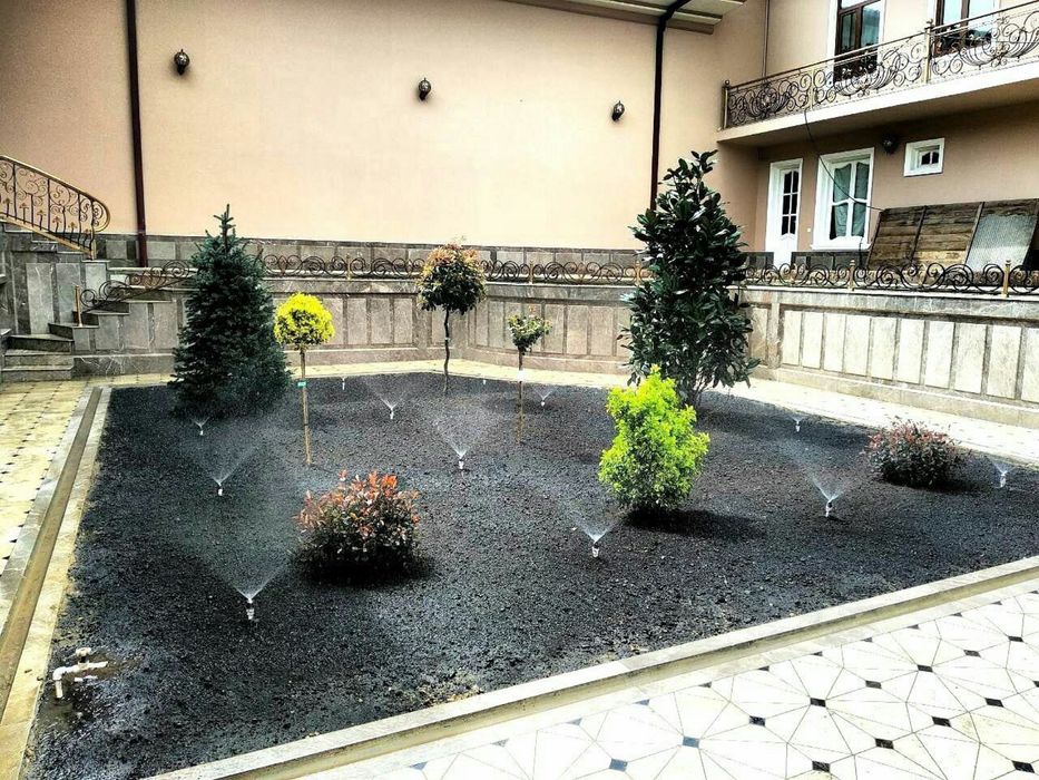 Газон екиш Ландшафт хизматлари