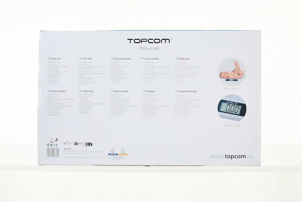 Topcom Везна, Кантар, капацитет 20 кг,  НОВО