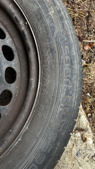 Стоманени джанти с гуми 15 5x120 BMW