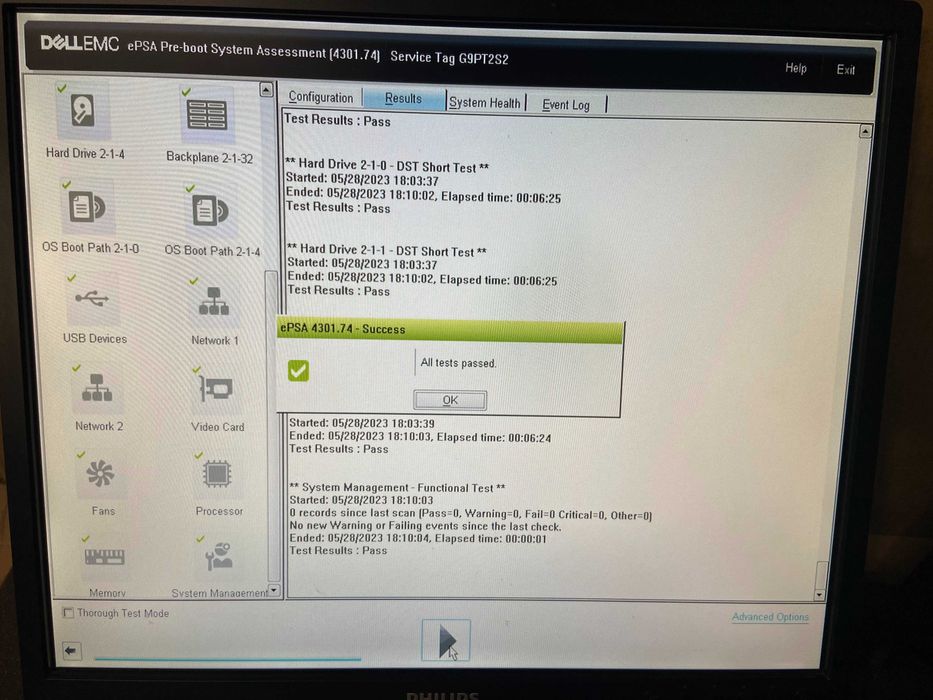 Dell T440 2*Xeon Gold 6138 40c/80t, 32GB DDR4, H730 RAID сървър server