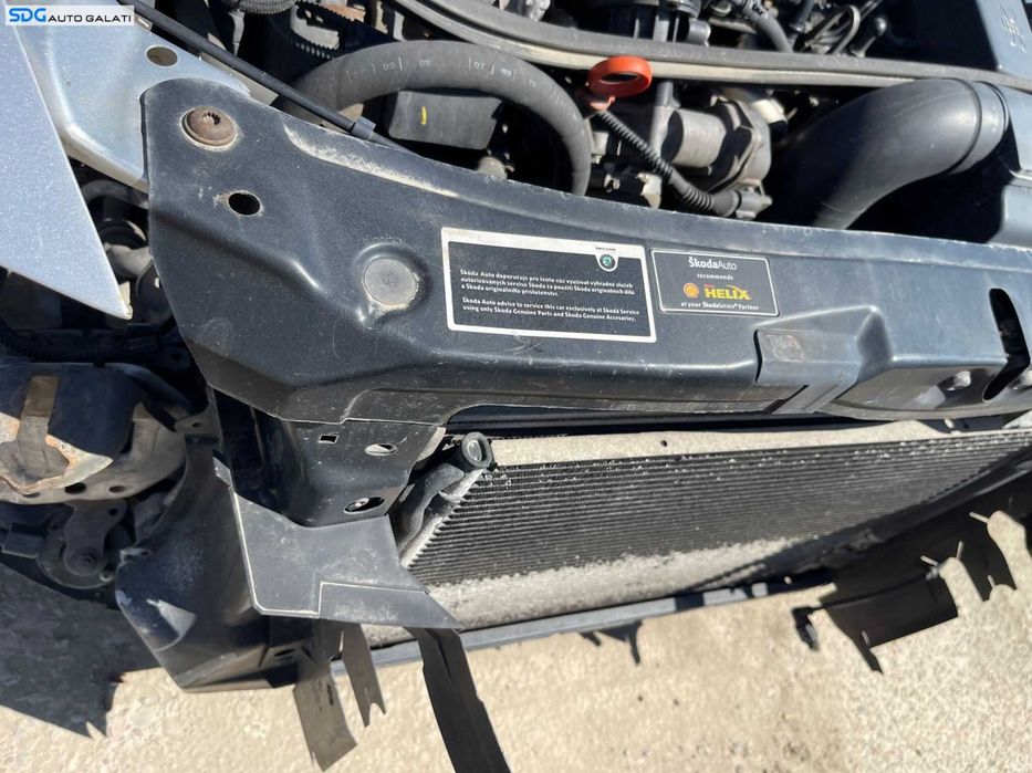 Trager Tragher Calandru Panou Frontal Suport Radiatoare Gol Dezechipat Skoda Octavia 2 Facelift 2008 - 2013 [C4042]