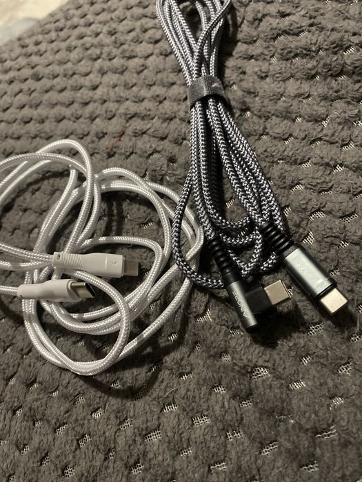 Cablu de date Quick Charging Alb/Gri