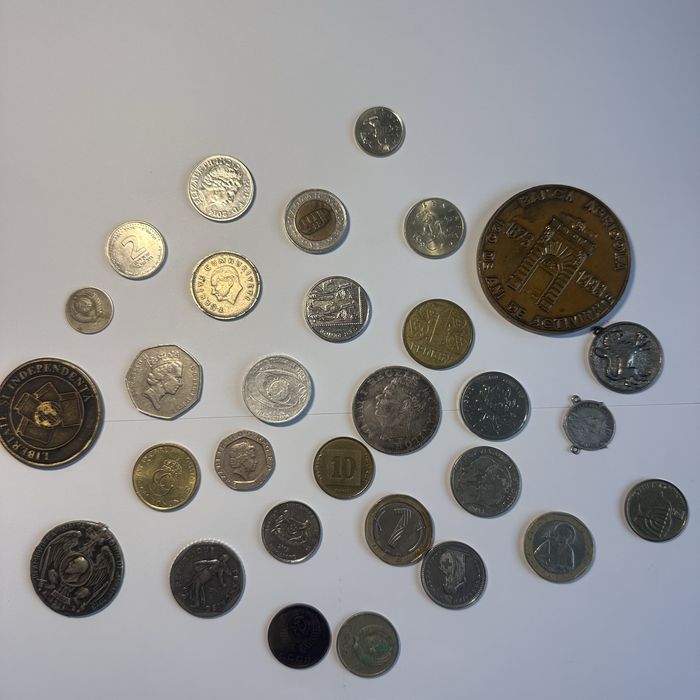 Lot Colecție Monede și Bancnote Vechi Românești + Medalii Istorice + Monede Străine