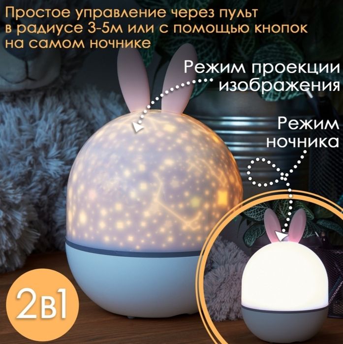 Детский ночник-проектор