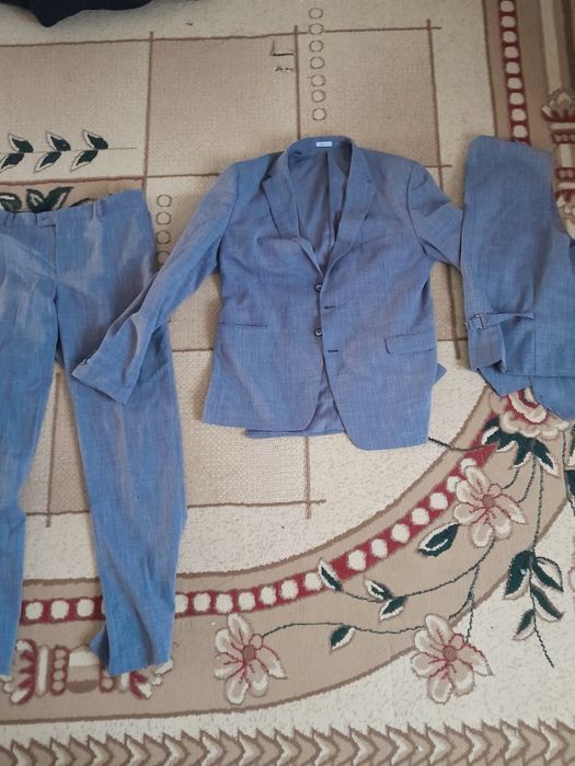 Взрослый костюм серый