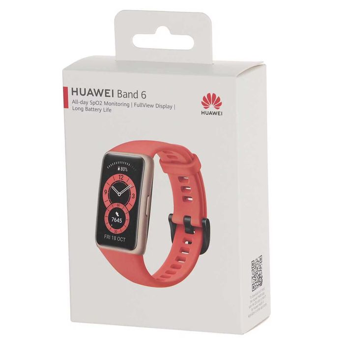 Bratara fitness Huawei Band 6 culori Negru Roz Portocaliu nou Sigilata