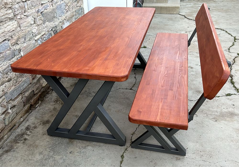 Метални крака за маса 180 лв и стелаж за плодове и зеленчуци