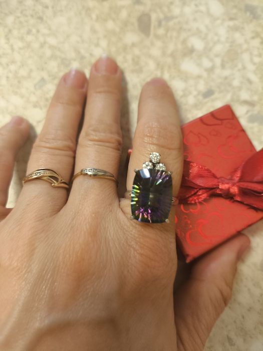 Серьги и кольцо 925