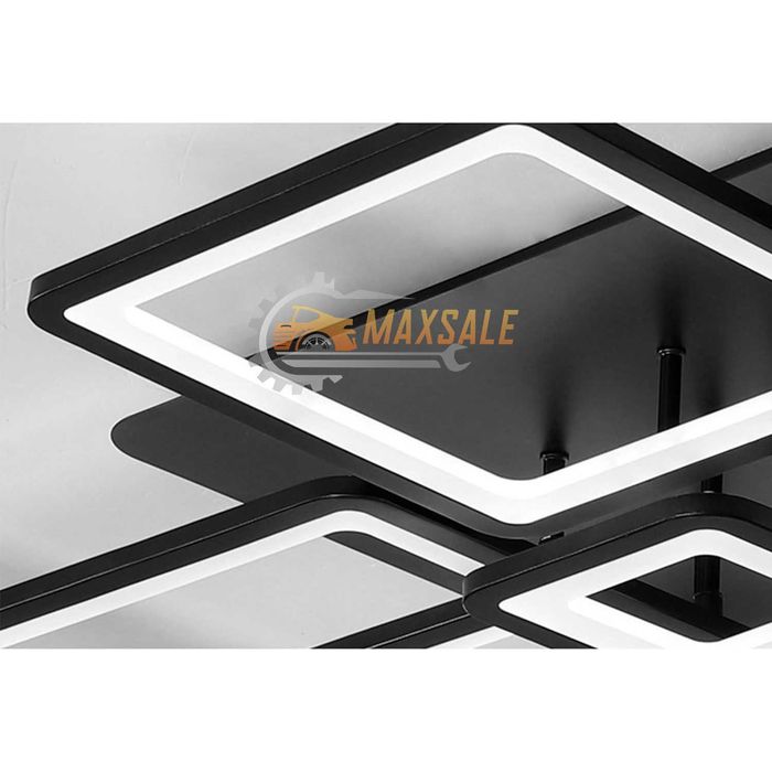 Полилей абажур плафониера дистанционно управление 160W LED лампа стена