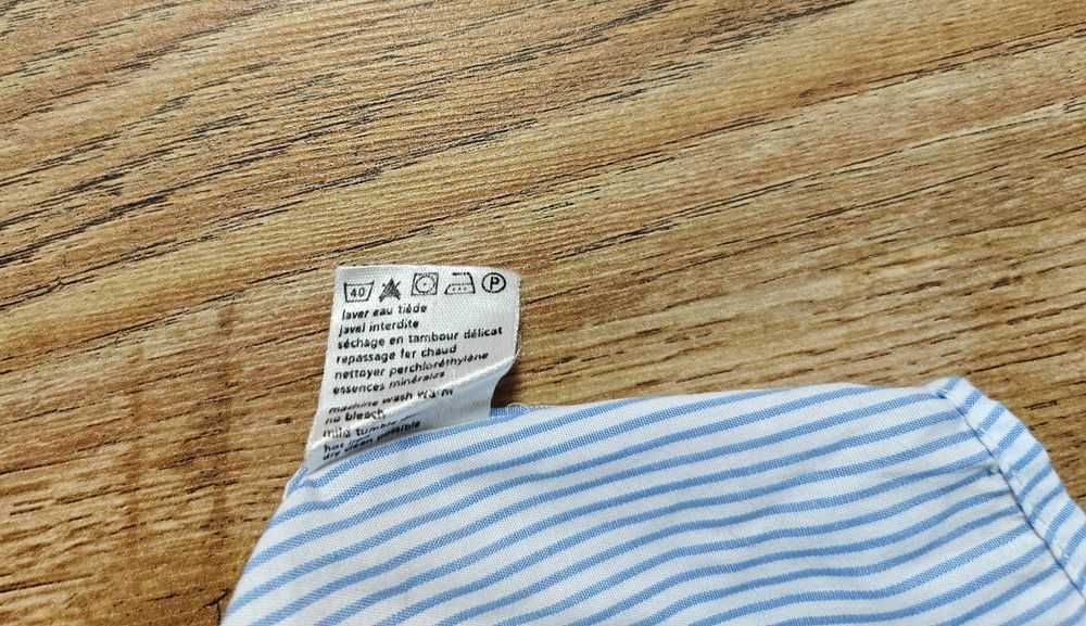 SALE % LACOSTE Оригинална риза с къс ръкав размер 41 / L
