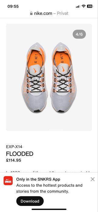 Nike EXP - x14 FLOODED