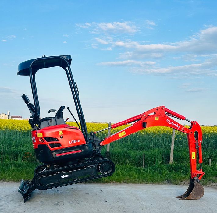 Miniexcavator Kubota/1,8t/senile extensibile