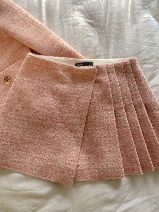 Страхотни комплекти Maje и Sandro - сако и пола букле