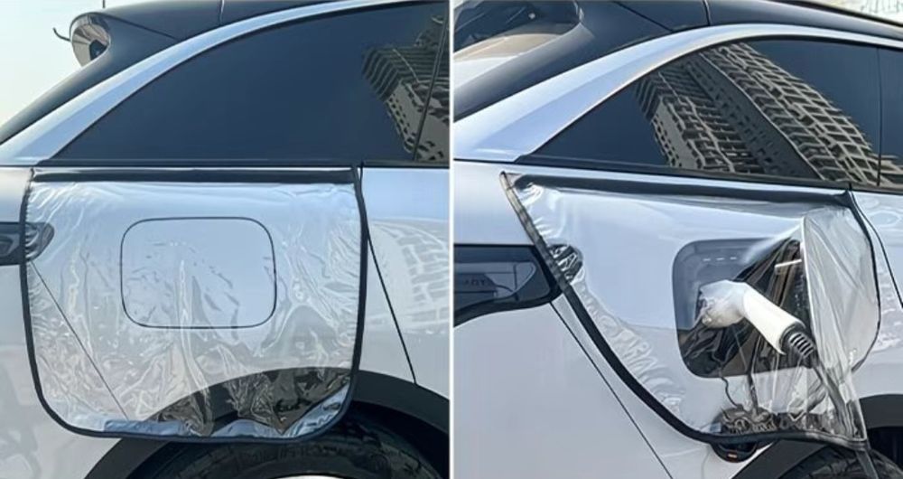 Дождевик для порта зарядки электромобиля