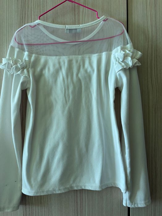 Бяла блуза на Contrast