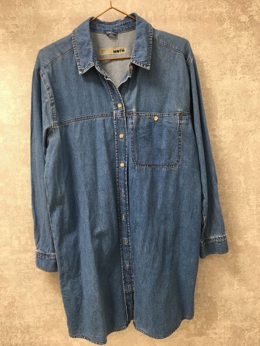 Джинсовая рубашка женская