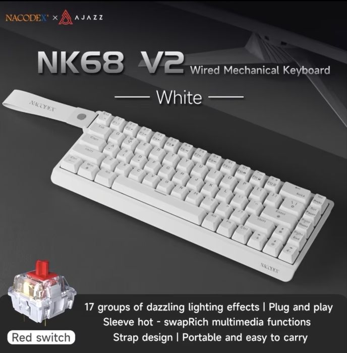 Клавиатура Ajazz NK68 V2 (НОВАЯ)