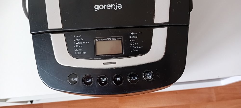 Хлебопекарна Gorenje