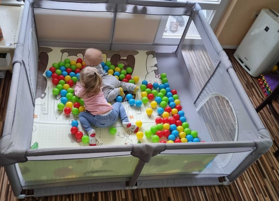 НОВА Детска кошара за игра 120/120см. Заграждение / ограда + ПОДАРЪЦИ