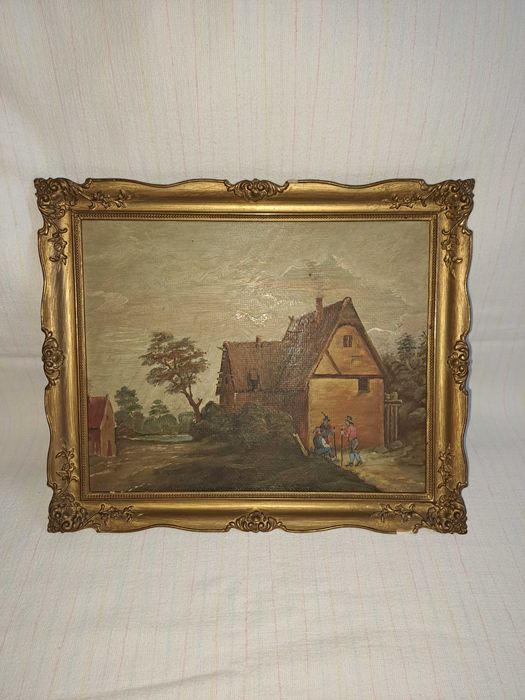 tablou pictura 35,5/29,5 cm reproducere David Teniers