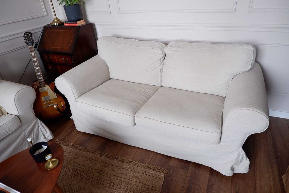 IKEA EKTORP комплект 3-местен и 2-местен диван – отлично състояние