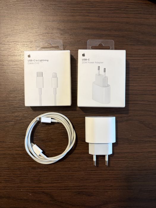 Incarcator si cablu Apple (usb C - lightning) 20W