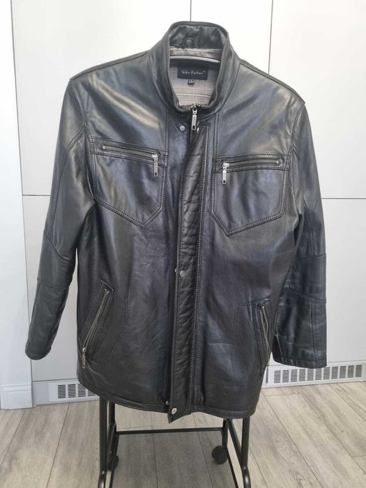 Мужская кожаная куртка Fabio Fratelli (Турция). р-р 50-52