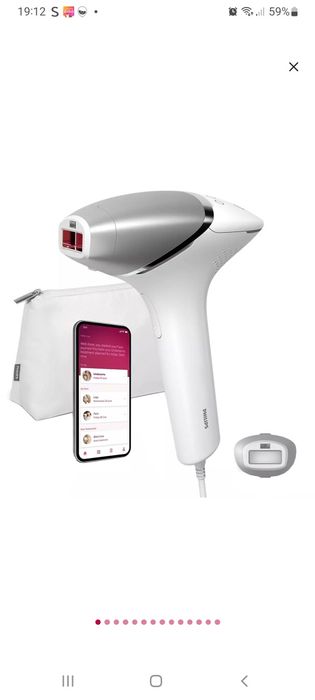 Epilator IPL Philips Lumea Seria 8000 BRI940/00. 450.000 impulsuri