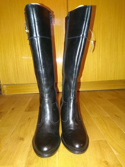 НОВИ! Дамски ботуши естествена кожа 36