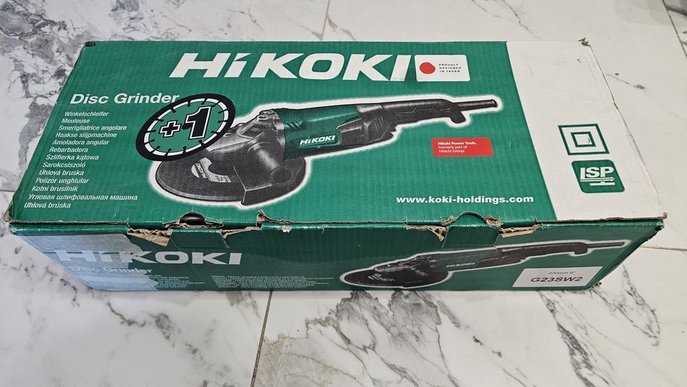 Ъглошлайф HiKOKI - Hitachi 2000 W, 230 мм голям, 6600 об./мин G23ST
ht