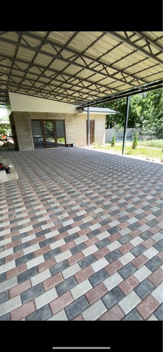 Укладка брусчатки