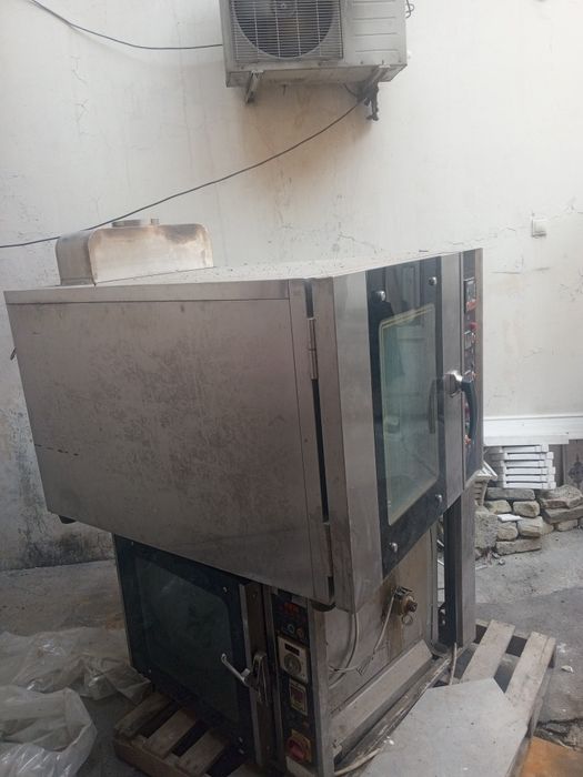 Конвекцион печ газда ишлайдиган замонавий паркомат
