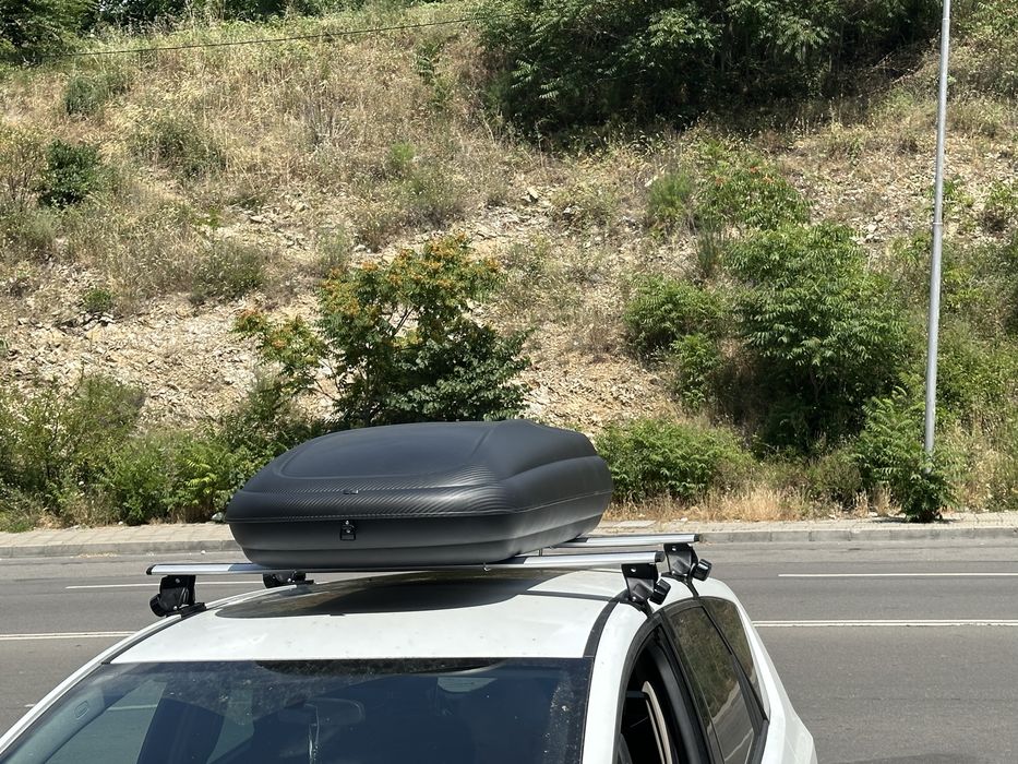 Автобокс Art Plast 169x79x37.5cm с ключ, 400 литра - черен карбон