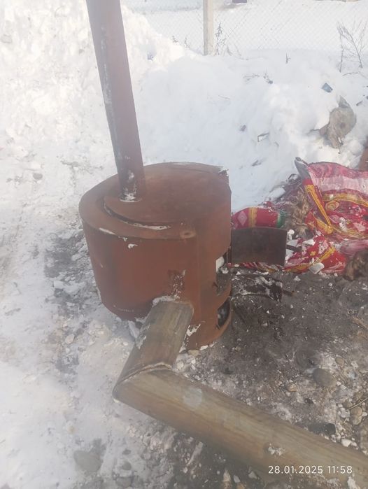 Печь для гаража буржуйка