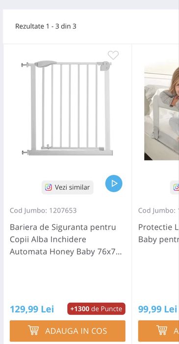 Set 2 protectii scari copii  + extensii / bariere siguranta copii + extensii