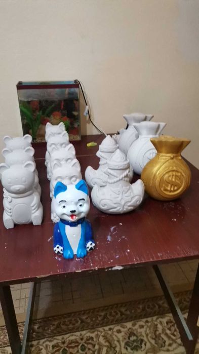 Копилки из гипса