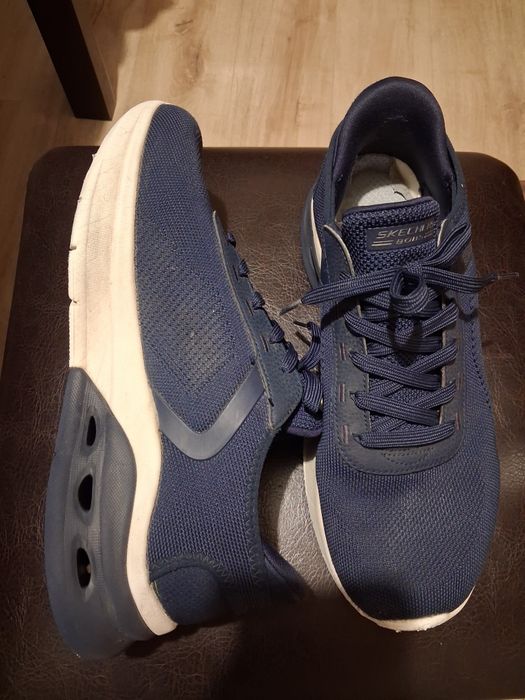 Мъжки тъмно сини маратонки Skechers