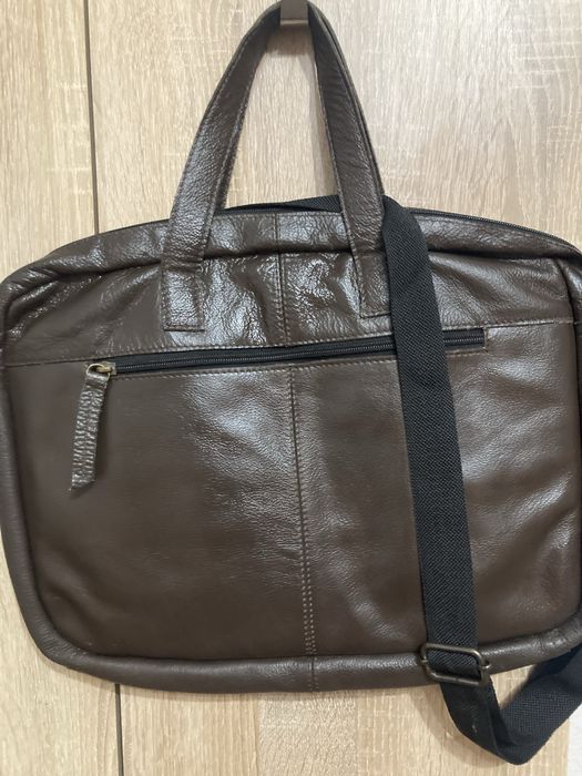 Geanta piele naturala pentru laptop